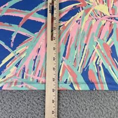 Chubbies Shirt Mens XL Blue Multi Palms Short Sleeve Performamnce Short Sleeve