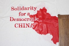 Vintage Solidarity For a Democratic China Graphic T-Shirt 1989