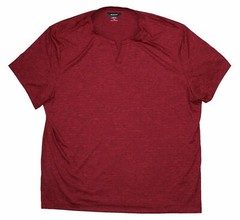 Alfani Heathered Blend Colors Short Sleeve Split V-Neck Men’s T-Shirt NWT