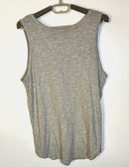 GoodLife Men’s Medium Grey Tri-Blend Scoop Neck Curve Hem USA Made Tank Top