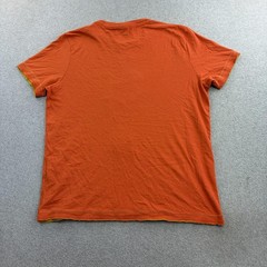 Hugo Boss Shirt Mens Large Orange Short Sleeve Roman Numeral Boss Orange Adult