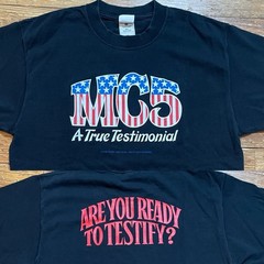 Vintage 90s MC5 Movie Shirt Size Large Punk Rock Band Tour Documentary Garage