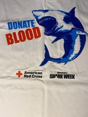 American Red Cross x Discovery Shark Week 2023 Don’t Be Cold Blooded XL T-Shirt