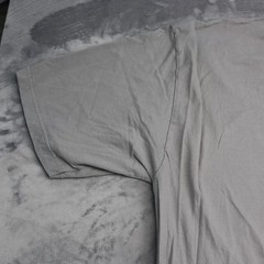 Sada Shirt Mens 4XL Gray Crew Neck Tee Short-sleeve undershirt Casual