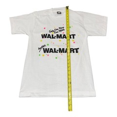 Vintage Screen Stars Best Walmart Store Tshirt Size Medium RARE White Neon Color