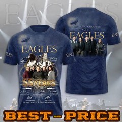 The Eagles 55th Anniversary The Long Goodbye Act III Tour 2026 AOP 3D Shirt CO10