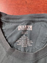 Duluth Trading Co Mens Dark Green Longtail T Shirt Size Large