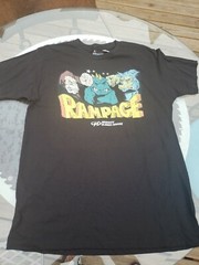 Rampage The Movie Mens T Shirt L Arcade Game 1986 Vintage Soft Cotton Never Worn