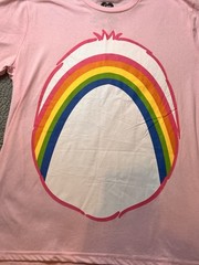 Care Bears Pink Halloween Graphic Print T Shirt Mens Size XL