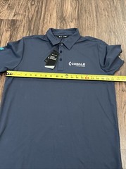 Travis Matthew polo golf Logo CODALE mens Size L Color Blue Nights
