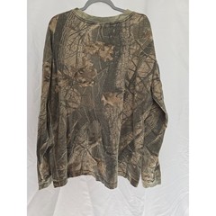 Liberty Mens Camouflage Long Sleeve Pocket T Shirt RealTree Hardwoods XXL