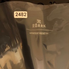 Roark Shirt Mens Small Black Midweight Organic Cotton Sustainable Pocket Surf T