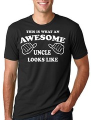 Uncle T-shirt Awesome Uncle Tee Shirt Gift for Uncle Family Tee Shirt