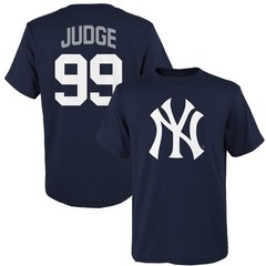 Outerstuff Aaron Judge York Yankees Mlb Kids Youth 8-20 Official Player Jersey