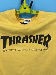 Thrasher Magazine Shirt Mens Small Yellow Skater Short Sleeve Logo Cali Official
