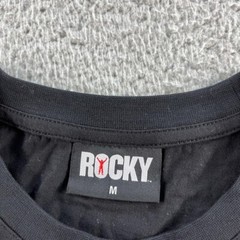 NEW Rocky T Shirt Mens Medium Black Graphic Tee Topman Sylvester Stallone Boxing