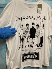 [New] DEFINITELY MAYBE Album Artwork Unisex T Shirt; XXL; White; New with Tag