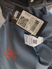 Arc’teryx Men’s Arc’Multi Bird Logo T-Shirt – Stone Wash (size XL)