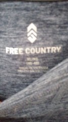 Free Country Brushed Crew Men’s Size XXL Blue Marled MSRP $45 NWT Brand New