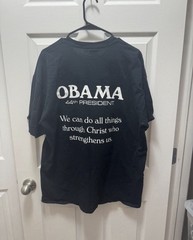 Obama x MLK Living the Dream Vintage President Christ Shirt