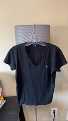 Ralph Lauren Black V-Neck T-Shirt