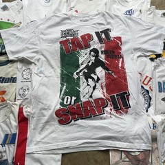 Mixed 15pc Sports All White Tee Bundle Size S-XL Vintage/Modern