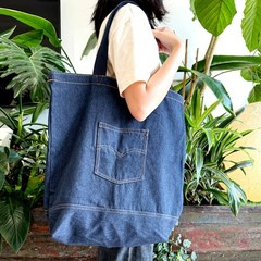 Denim Tote Bag, Denim Handbags for Women, Casual Hobo Tote Shoulder Bags, Ret…
