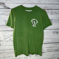 Roots of Fight Arthur Ashe 1968 Double Sided Graphic T-Shirt Green Men’s Large