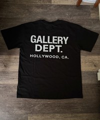 GALLERY DEPT. Hollywood CA Logo Men’s Crew Neck Short Sleeve T-Shirt White/Black
