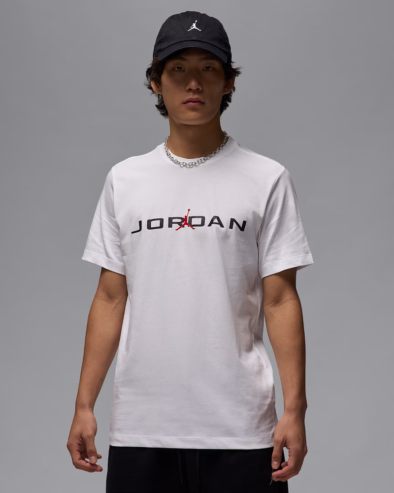 Nike Nike Jordan Air Men’s T-shirt IB7353-101 White/Black US Size XS-3XL New