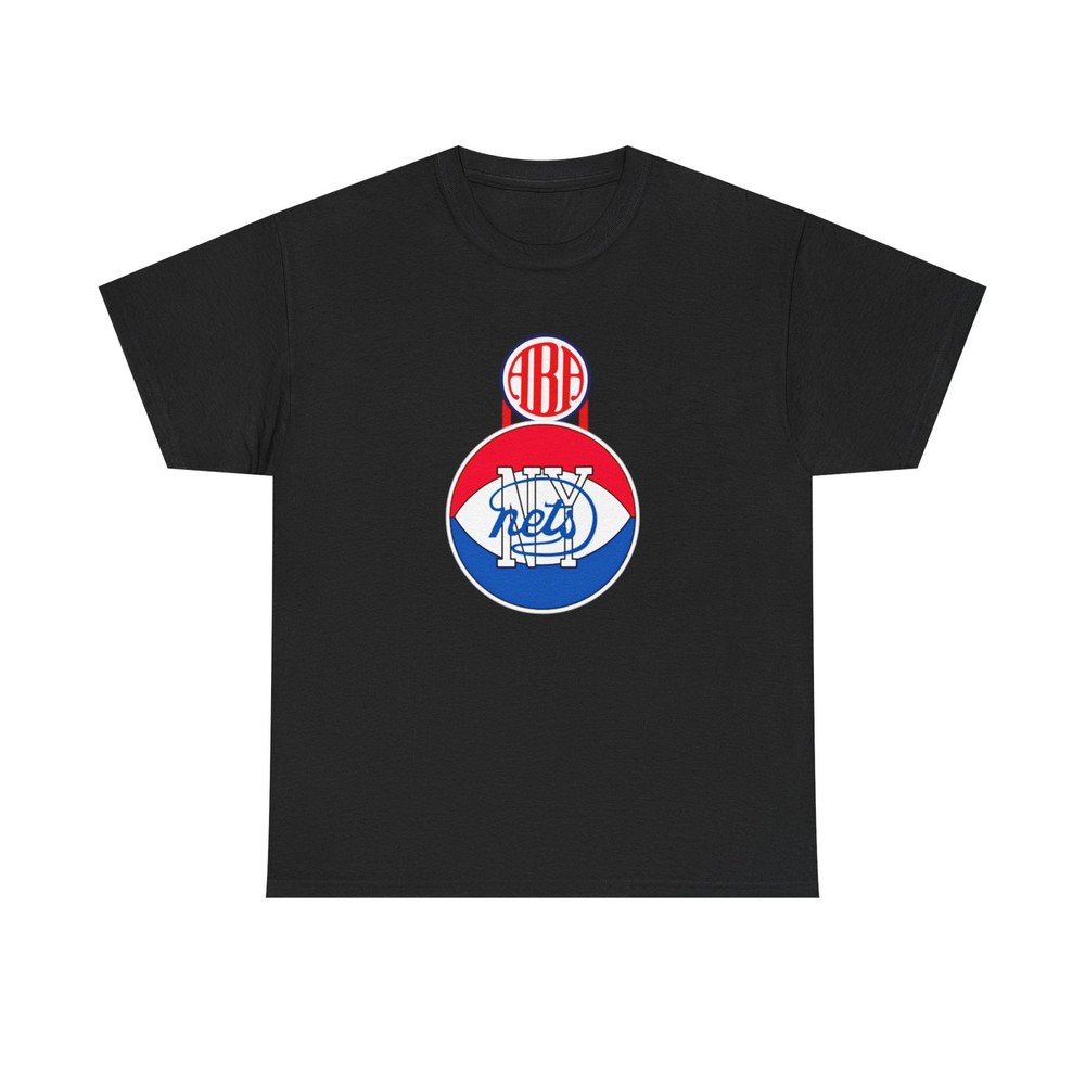 New York Nets Logo Tee | Unisex Pro Basketball T-Shirt | Retro NY Nets ABA Tee