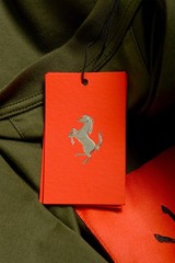 Scuderia Ferrari Men’s Olive Label Pocket Short Sleeve T-Shirt US 2XL IT 56