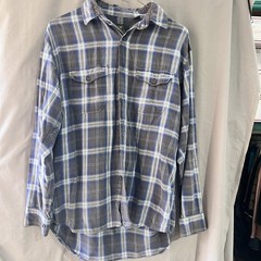 RedHead men’s long-sleeve plaid flannel button-up shirt Size Medium TG2176