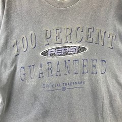 Vintage Pepsi 100 Percent Guaranteed T Shirt L XL Retro 90s Graphic Tee