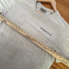 Fear of God Essentials Light Oatmeal Puff Print Tee Size M