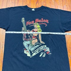 Van Halen Shirt Mens Size Large Black Running With The Devil Tour 2008
