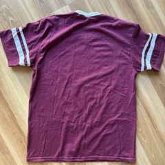 Closets are for Clothes The Other Team Maroon Raglan Sleeve Shirt Retro Sz L