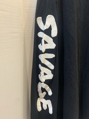 Young and Reckless 21 Savage Long-Sleeved Mens T-Shirt Size XL Black And White