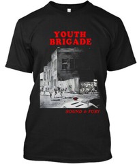 Limited New Popular Youth Brigade Sound & Fury American Hard Music T-Shirt S-5XL