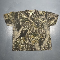 Vintage Y2K Mossy Oaks Camo Classic Pocket Tshirt 2XL Camo Casual Grunge Hunting