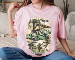 Vintage The Mandalorian And Grogu T-Shirt S-5XL