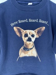 Vtg 90’s Taco Bell Chihuahua Here Lizard Lizard T Shirt USA XL Single Stitch