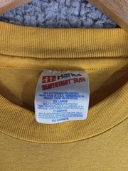 VINTAGE Halifax CROP Walk Shirt Mens 2XL Yellow 1994 Daytona Beach Charity 90s
