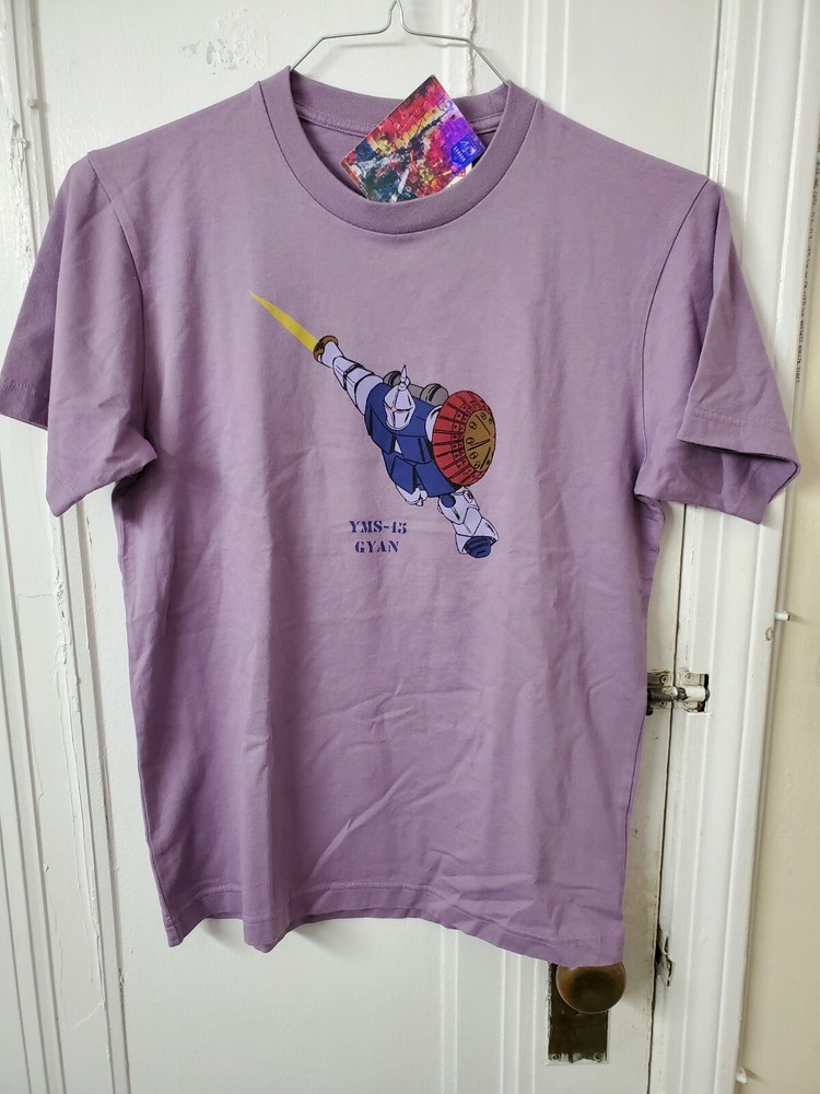 US SELLER- Uniqlo x Gundam YMS – 15 Gyan T-shirt Purple 40th Anniversary