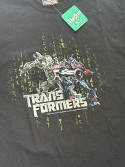 Steve & Barry’s 2007 Transformers The Movie Graphic T-Shirt Film Large, With Tag
