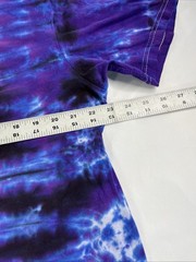 DJ Diesel Shaq Tie Dye T Shirt L Purple Rave EDM Front Back Print