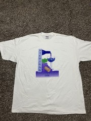 Vintage 1998 Michigan Wine & Harvest Festival White T Shirt Size 2XL Rare Vtg