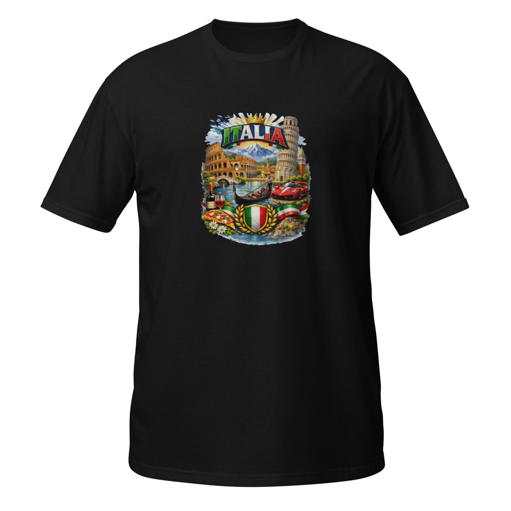 🇮🇹 Maglietta ITALIA – Stile Iconico, Grafica Premium