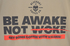 Blackout Coffee Co. A4.com Men’s Graphic T-Shirt Size XL Khaki