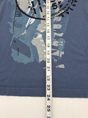 Express T-Shirt Men XS Graphic Blue Tee.#46813